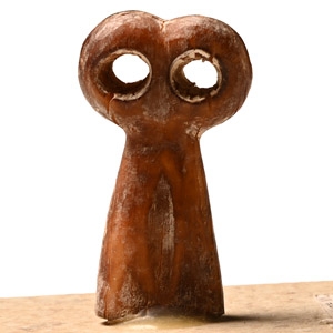 Western Asiatic Bone Eye Idol