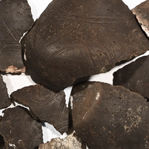 Cypriot Burnished Terracotta Vessel Fragments