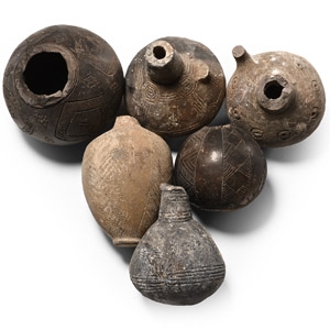 Cypriot Burnished Terracotta Vessel Group