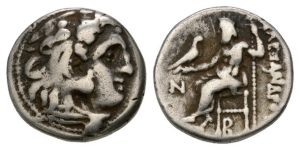 Kingdom of Macedon, Antigonos I Monophthalmos AR Drachm.