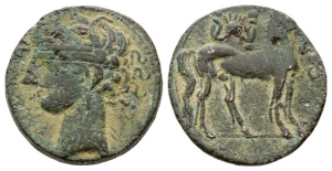 Zeugitania, Carthage AE Dishekel.