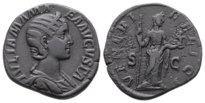 Julia Mamaea, Augusta AE Sestertius.