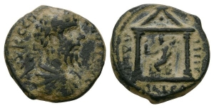 Septimius Severus AE 20mm of Petra, Decapolis.