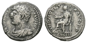 Hadrian AR Denarius.