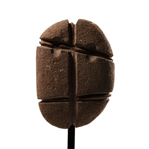 Pre-Columbian Grooved Stone Ritual Object