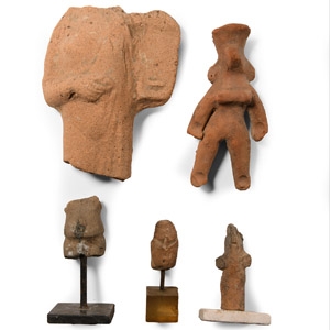 Cypriot Terracotta Idol Group
