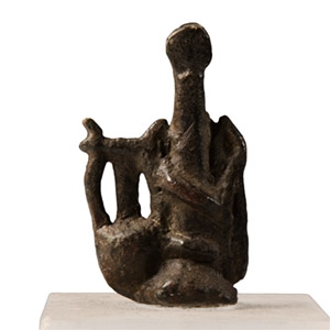 Western Asiatic Bronze Anthropomorphic Idol
