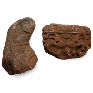 Western Asiatic Red Standstone Fragment Group