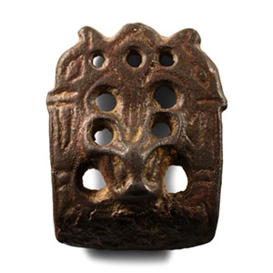 Anglo-Scandinavian Viking Bronze Stirrup Apex Mount