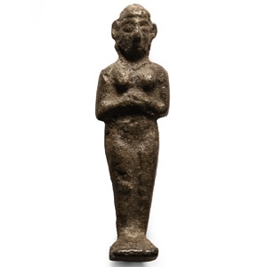 Phoenician Bronze Statuette of a Naked Female