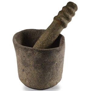 Western Asiatic Schist Mortar and Pestle