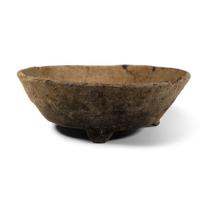 Roman Footed Terracotta Bowl
