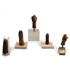 Cypriot Terracotta Idol Head Collection
