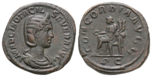 Otacilia Severa, Augusta AE Sestertius.