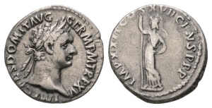 Domitian AR Denarius.