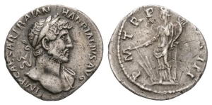 Hadrian AR Denarius.
