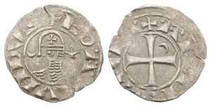 Crusaders. Bohémond III BI Denier.