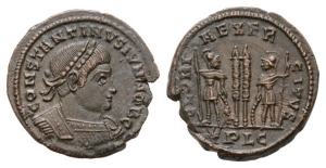 Constantine II, as Caesar BI Nummus.