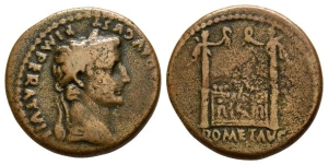 Tiberius, as Caesar AE As .