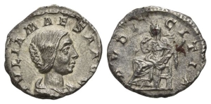 Julia Maesa, Augusta AR Denarius.