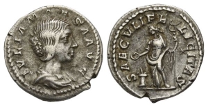 Julia Maesa, Augusta AR Denarius.