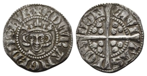 England. Plantagenet, Edward I AR Penny.