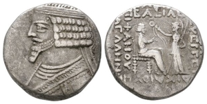 Kings of Parthia, Phraates IV AR Tetradrachm.