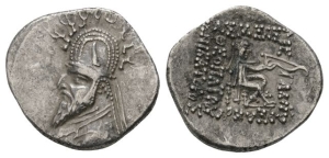 Kings of Parthia, Sinatrukes AR Drachm.