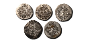 Sassanian Kingdom AR Drachms Group [5].