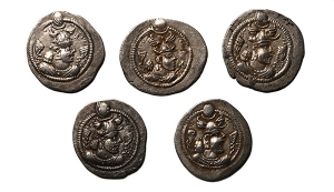 Sassanian Kingdom AR Drachms Group [5].