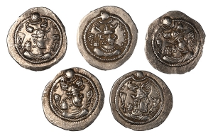 Sassanian Kingdom AR Drachms Group [5].