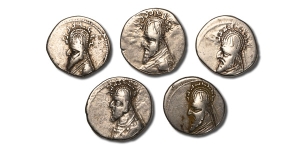 Parthian Dynasty AR Drachms Group [5].