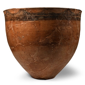 Very Large Elamite Terracotta Storage Vessel