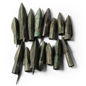 Greek Bronze Tri-Finned Arrowhead Collection