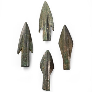 Greek Bronze Arrowhead Collection