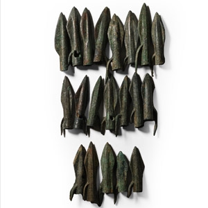 Scythian Bronze Arrowhead Collection