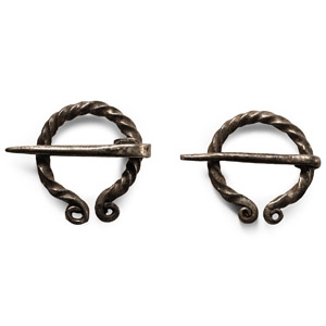 Viking Period Silver Penannular Brooch Pair