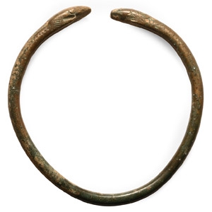 Western Asiatic Bronze Zoomorphic Bracelet