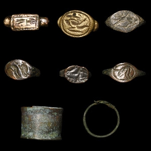 Roman to Medieval Bronze Ring Collection