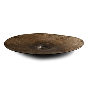 Large Silver Dish with Ibexes