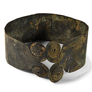 Luristan Bronze Armour Belt with Double Scroll Terminals