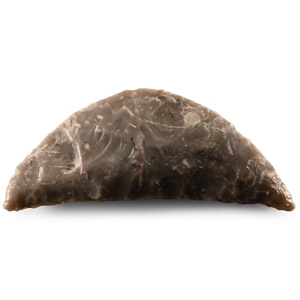 Stone Age Danish Grey Flint Sickle Knife