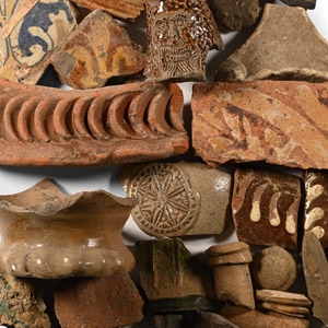 Medieval and Later Pottery Sherd Collection