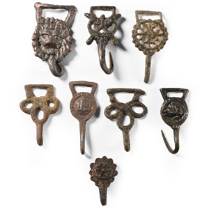 Tudor Bronze Clothes Fastener Group
