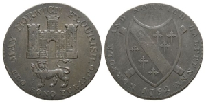 Great Britain. Norwich, Norfolk AE Halfpenny Token.