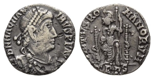 Magnus Maximus AR Siliqua.