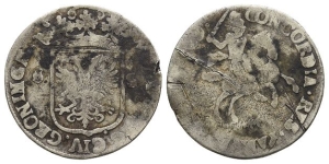 Netherlands. City of Groningen AR 6 Stuivers.