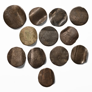 Post Medieval Silver and Bronze Love Token Collection