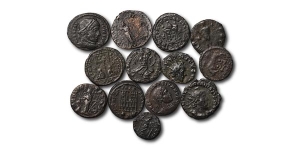 Roman Imperial AE Coins in Various Denominations [13].