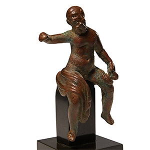 Roman Bronze Silenus Rider Figurine